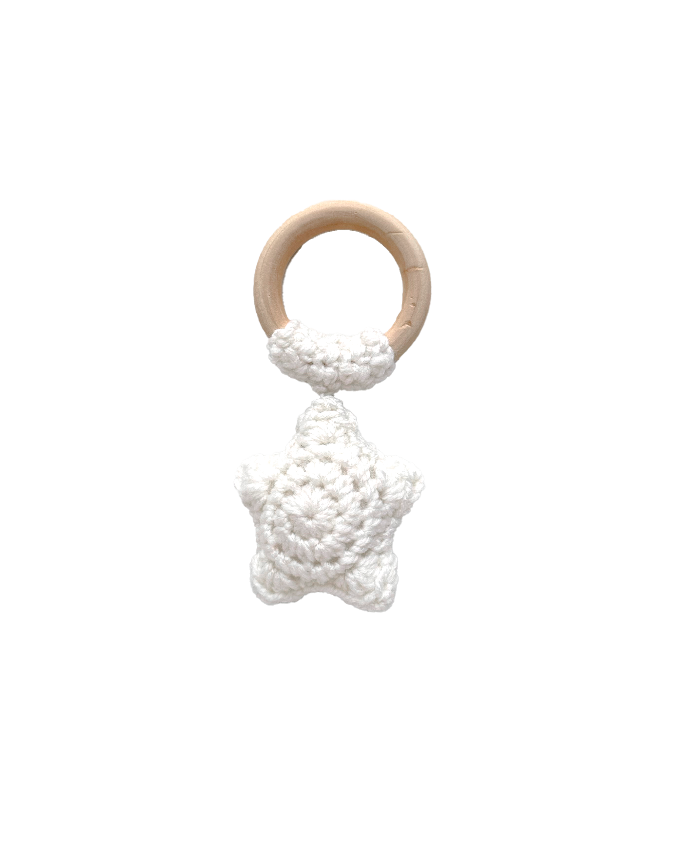 White Star Crochet Rattler