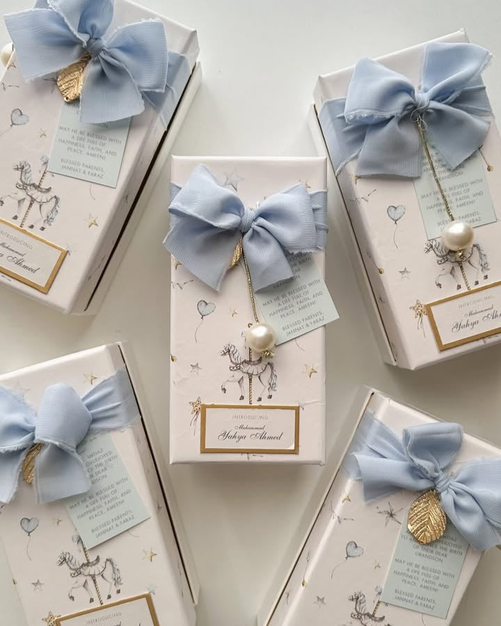 Carousel Favour Boxes
