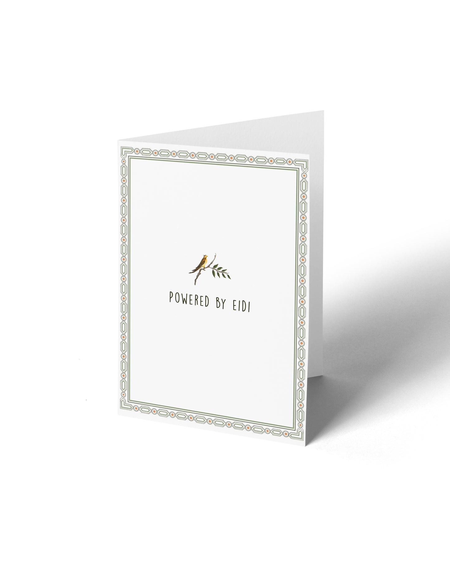 Greeting Card - Powered By Eidi