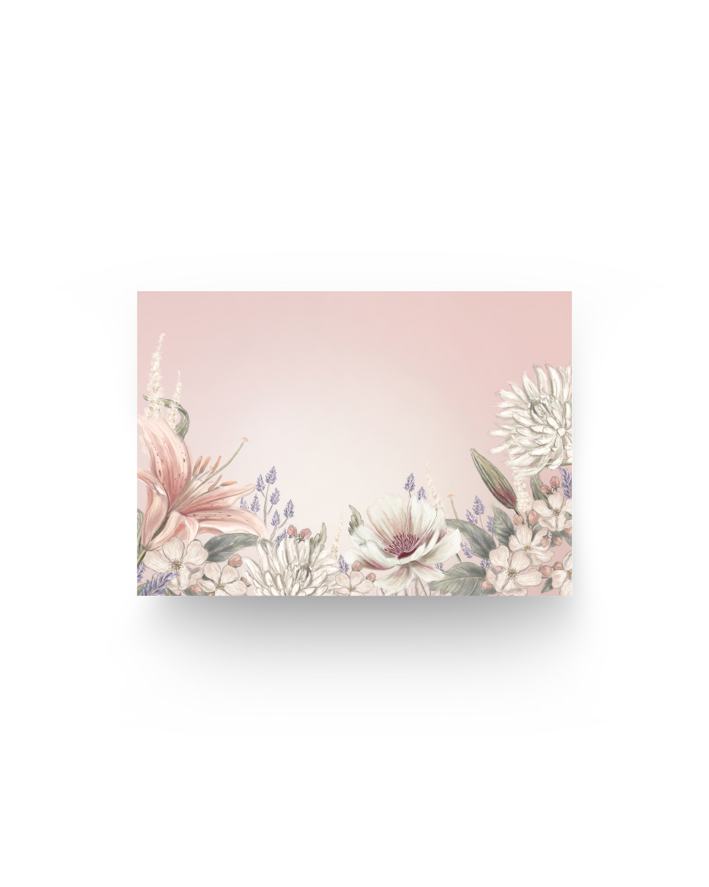 Set of Mini Note Cards - A