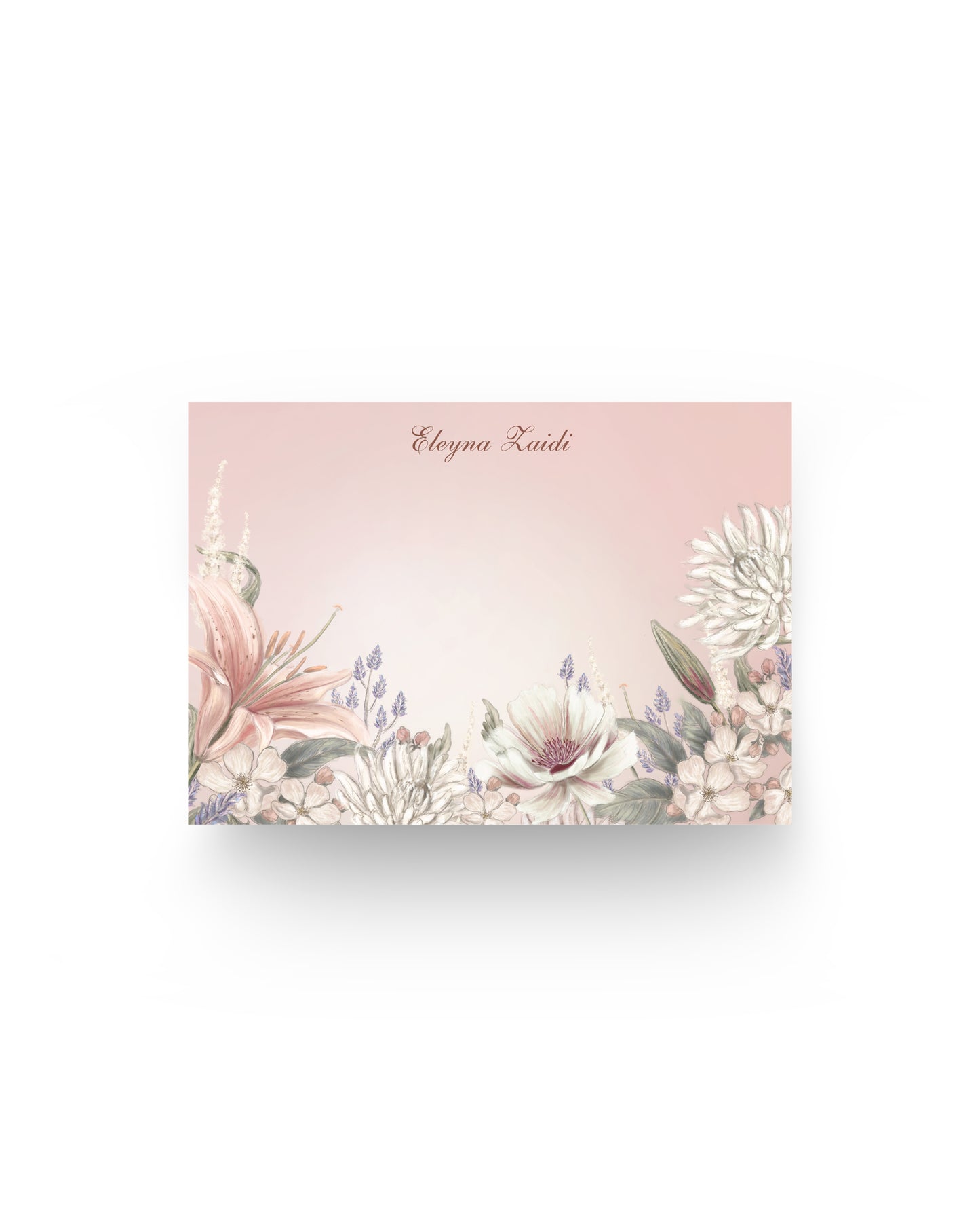 Set of Mini Note Cards - A