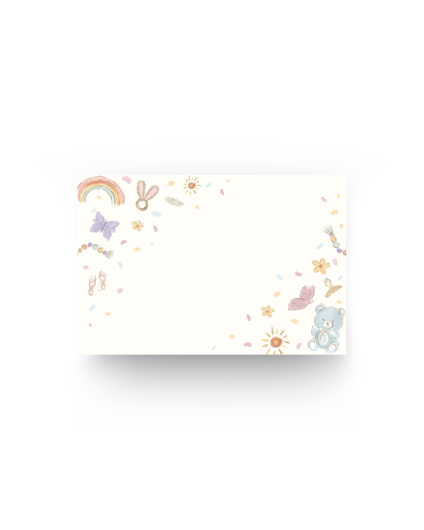 Set of Mini Note Cards - D