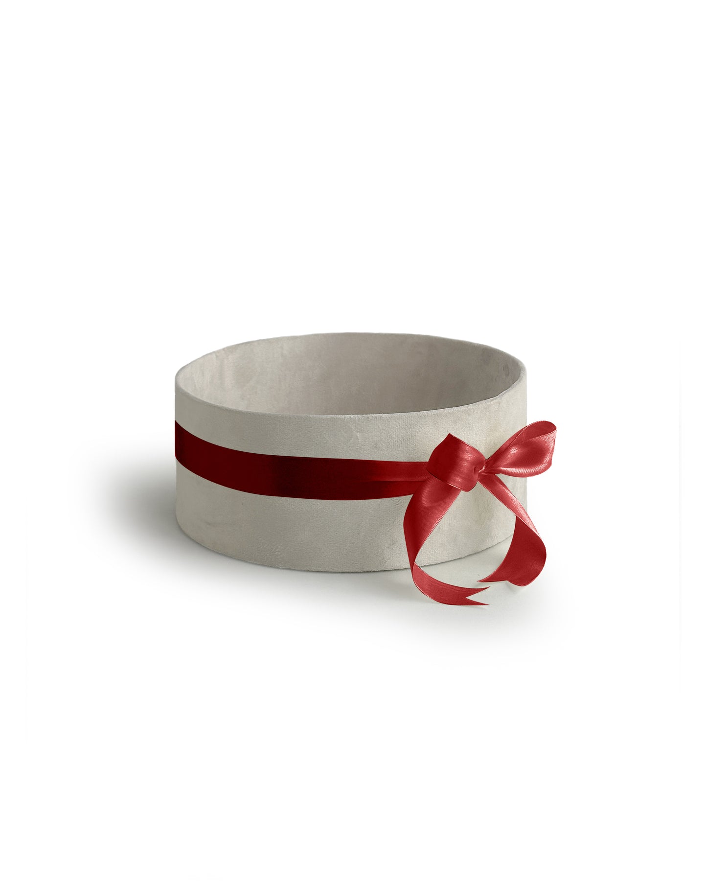 Upholstered Suede Basket