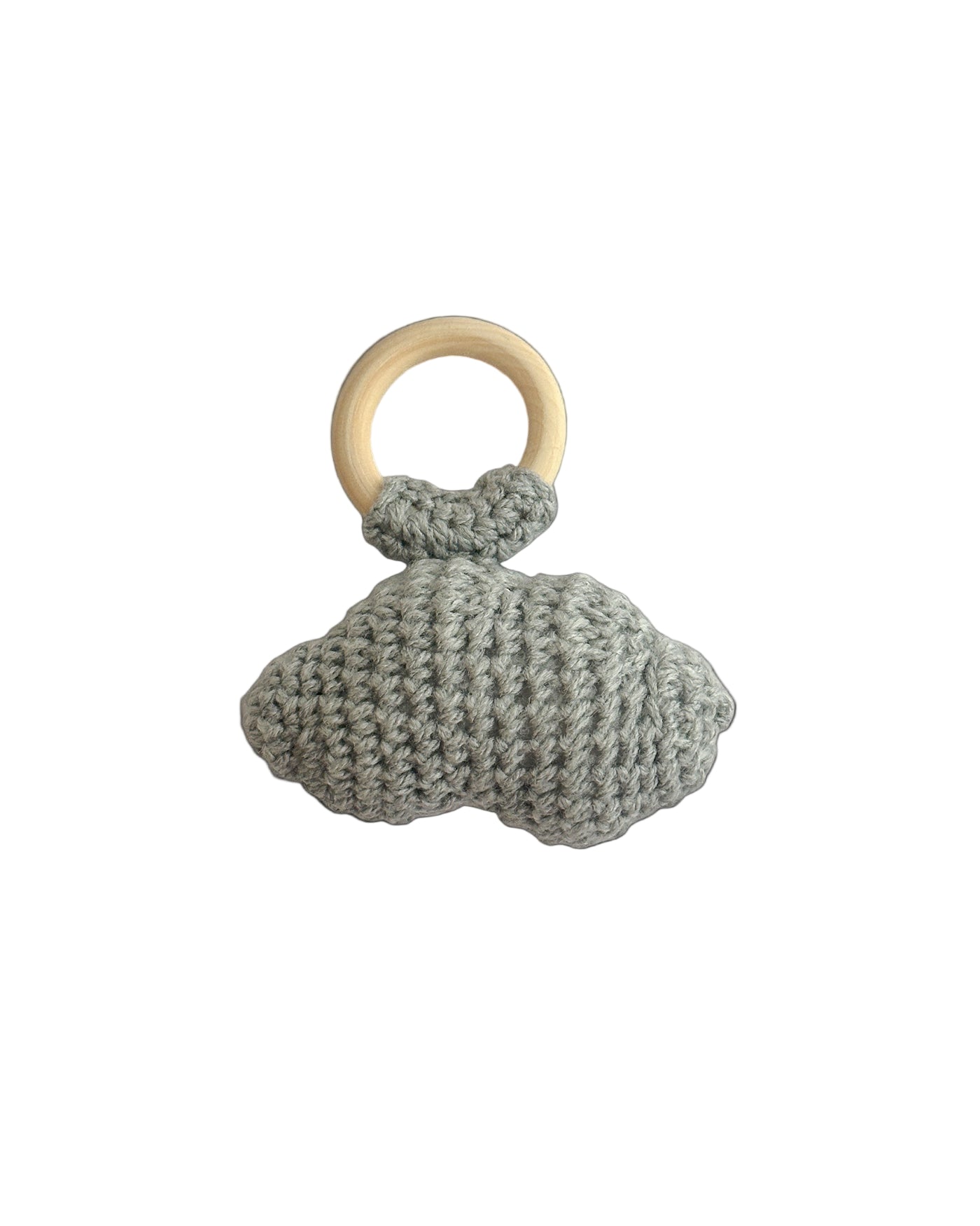 Grey Cloud Crochet Rattler