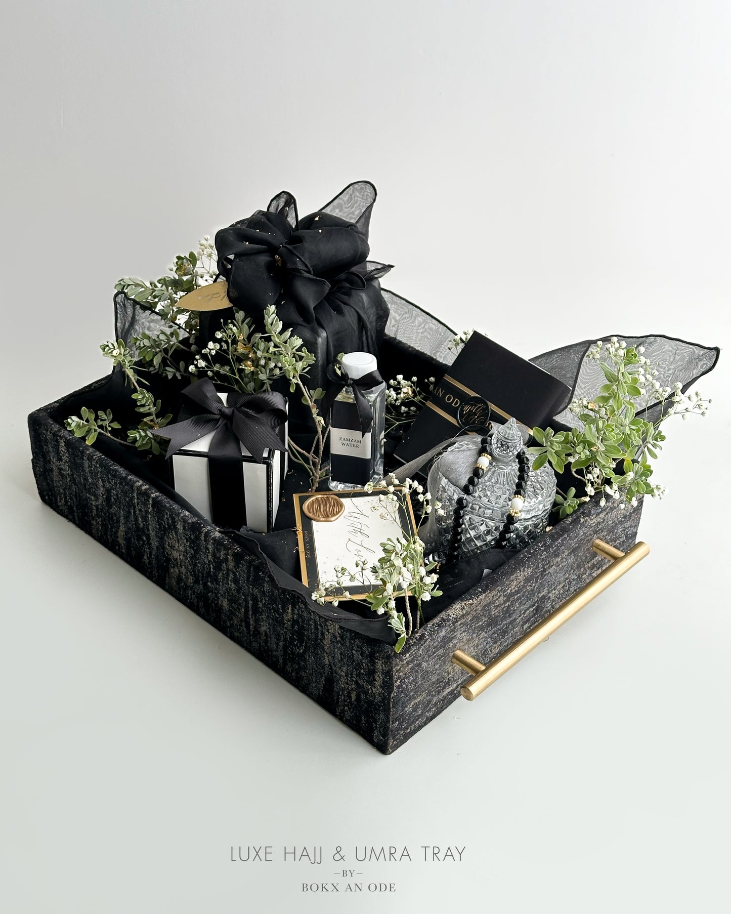 Luxe Hajj & Umrah Tray - Black
