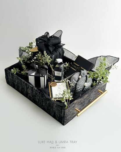 Luxe Hajj & Umrah Tray - Black