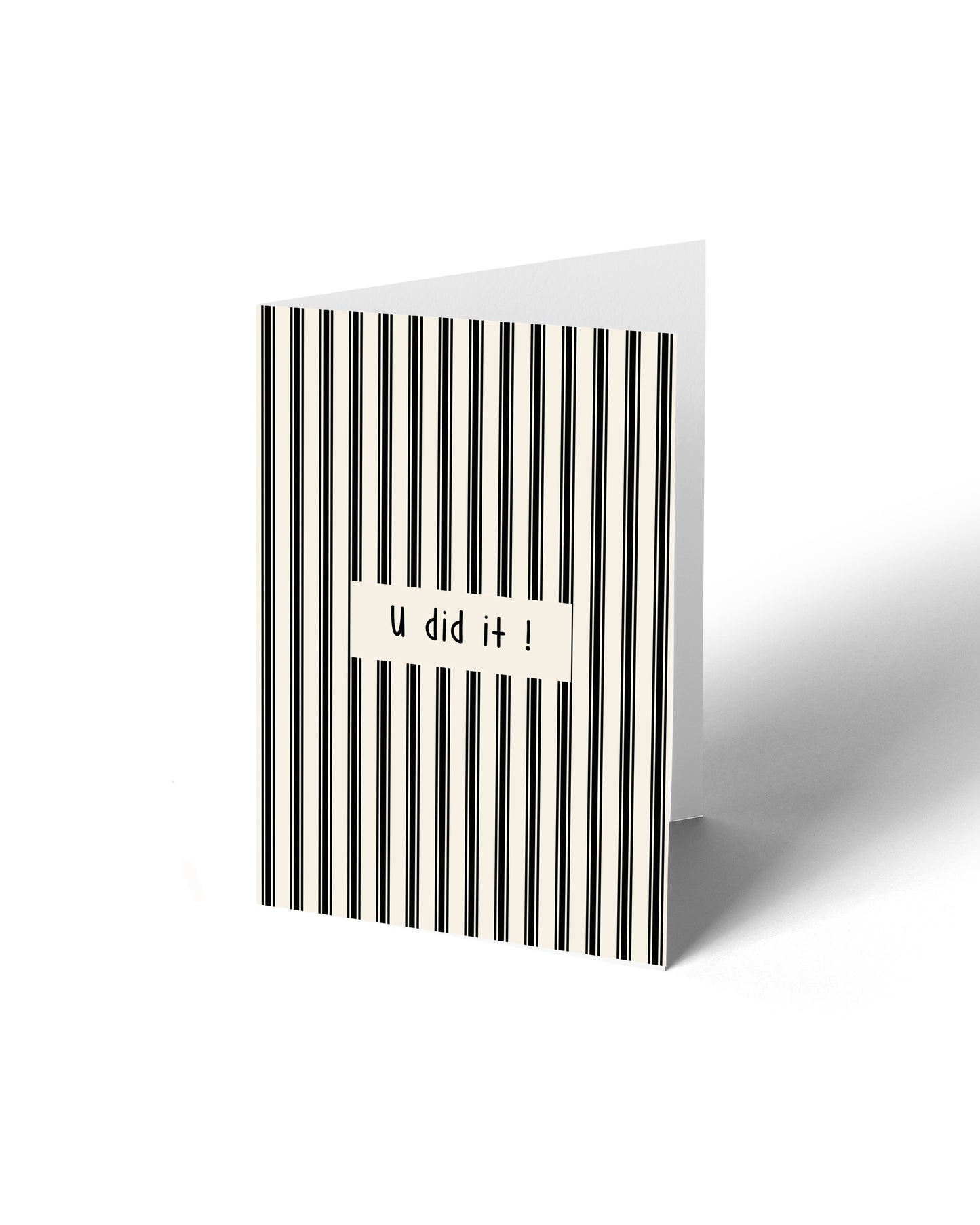 Greeting Card - U did It!