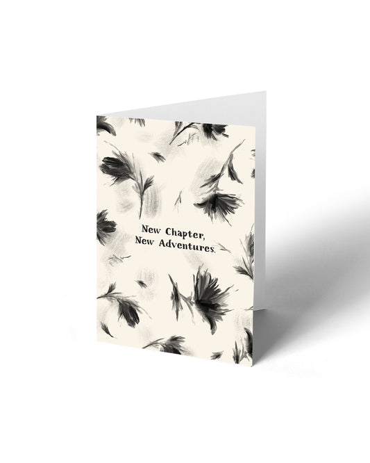 Greeting Card - New Chapter, New Adventures