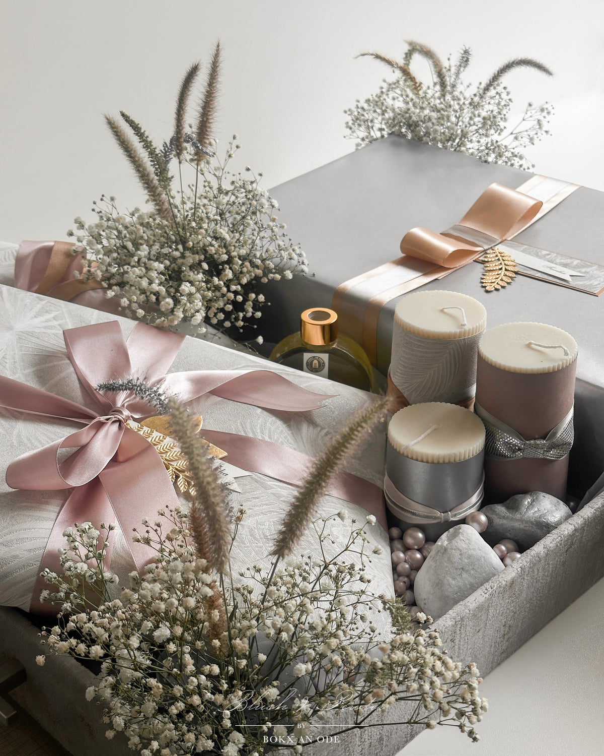 Blush & Pewter