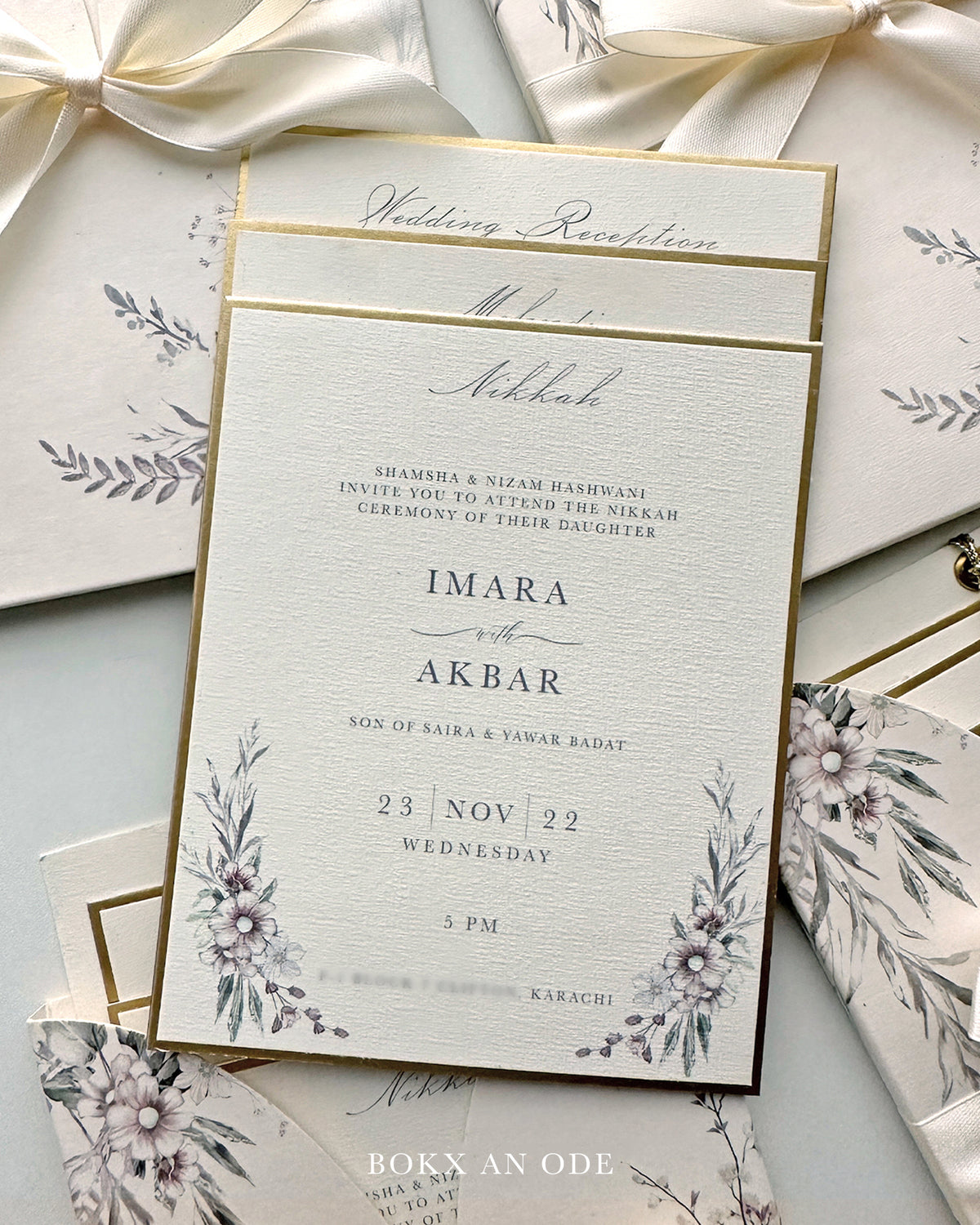 Invits Features Luxe Wedding Invites – Vel&Ash
