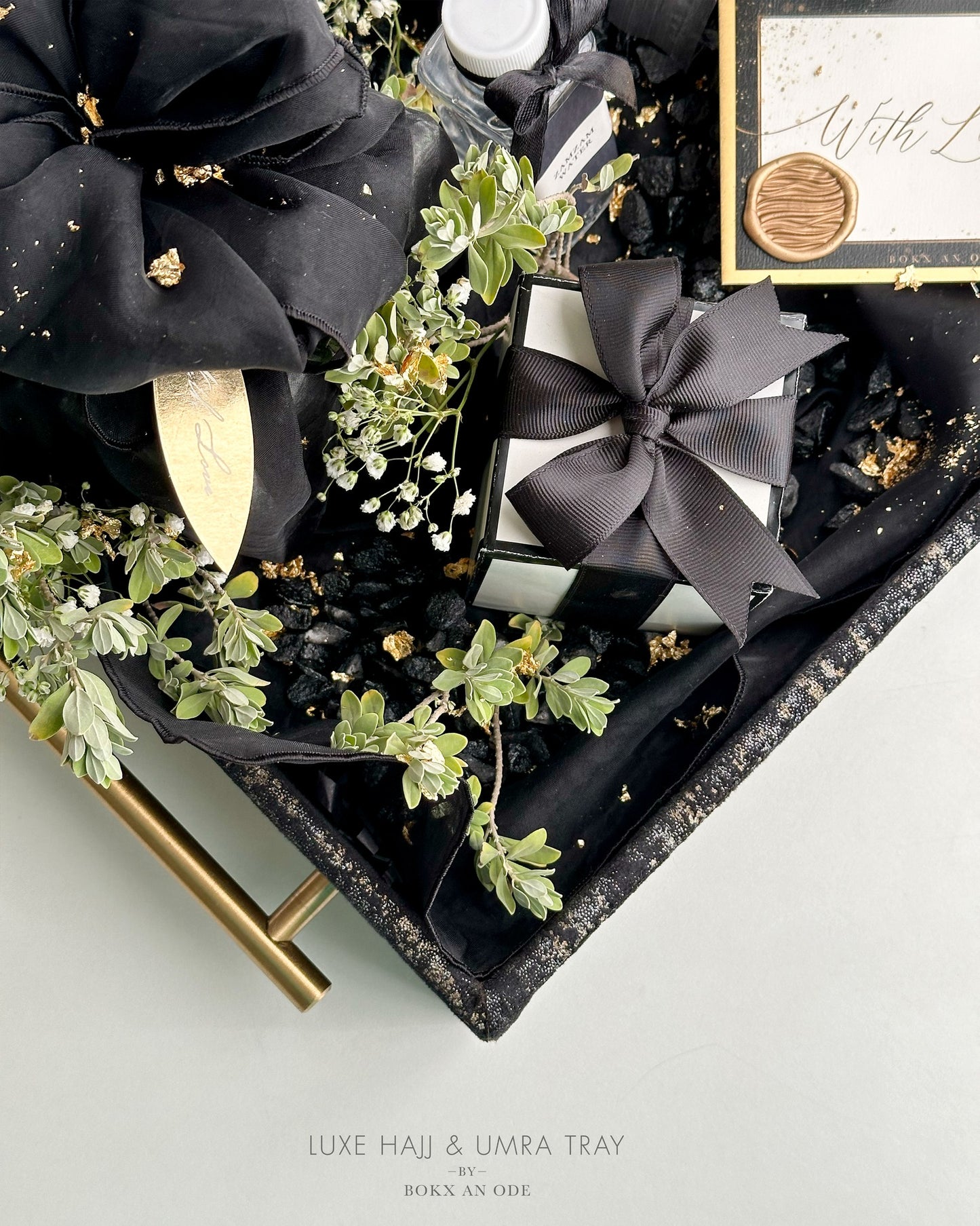 Luxe Hajj & Umrah Tray - Black