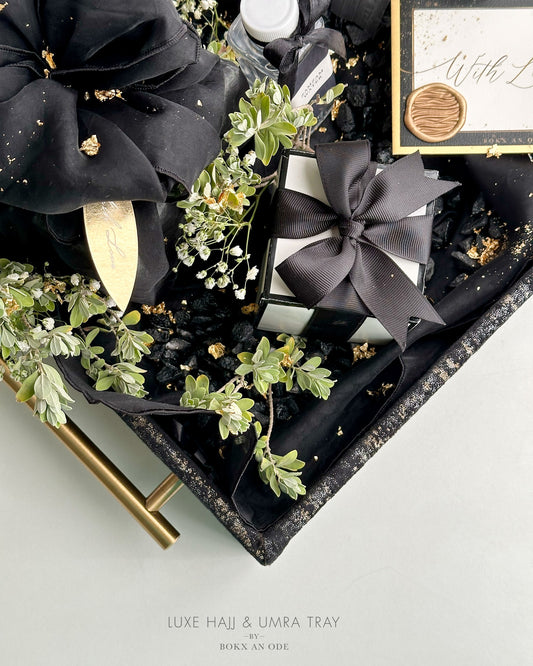 Luxe Hajj & Umrah Tray - Black
