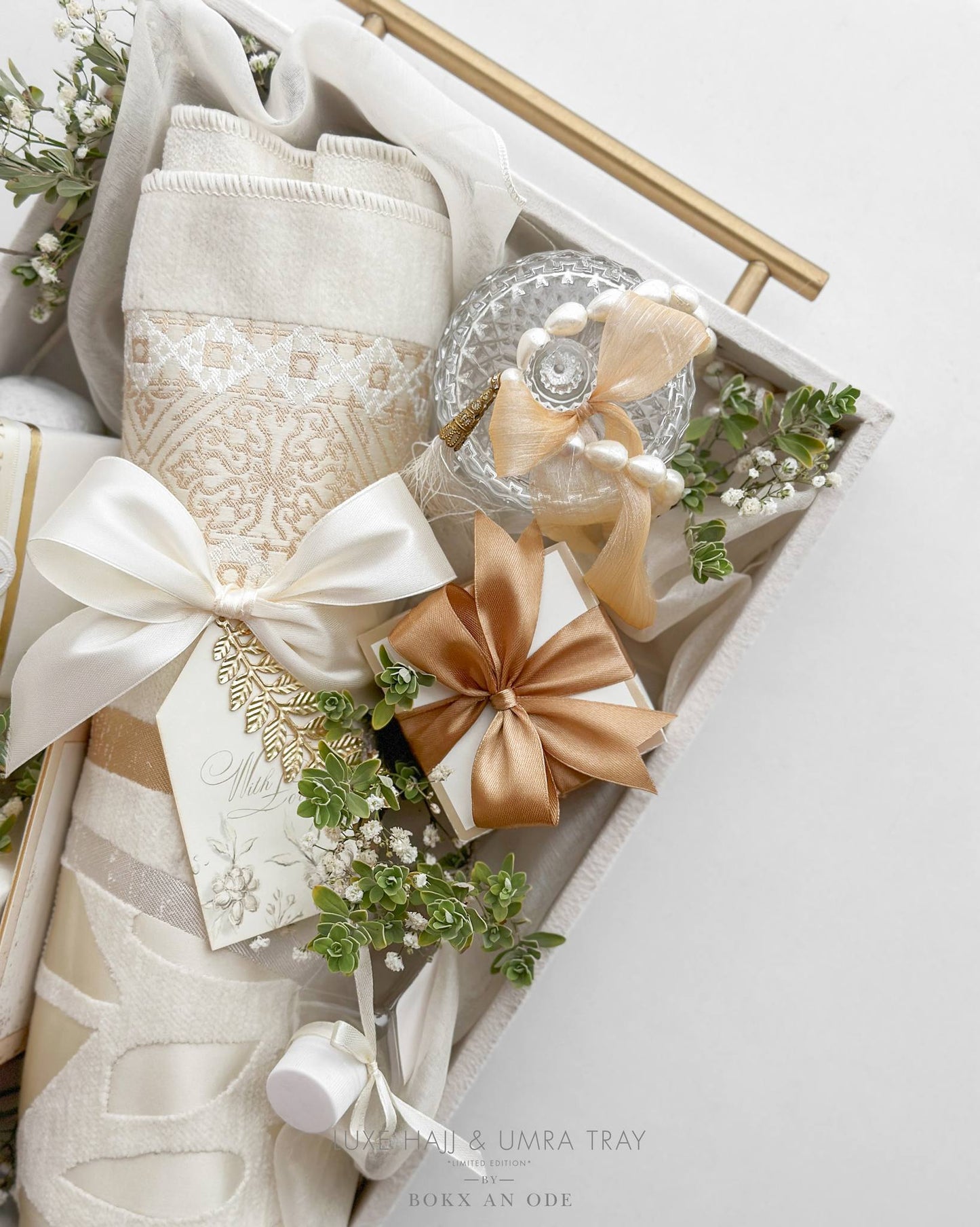 Luxe Hajj & Umrah Tray - Ivory