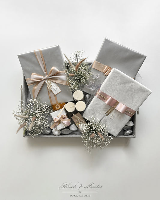 Blush & Pewter