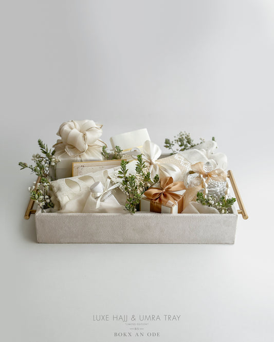 Luxe Hajj & Umrah Tray - Ivory