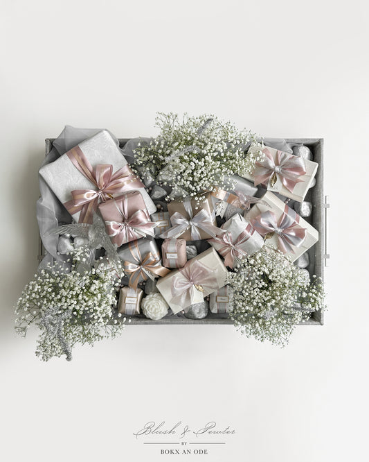 Blush & Pewter