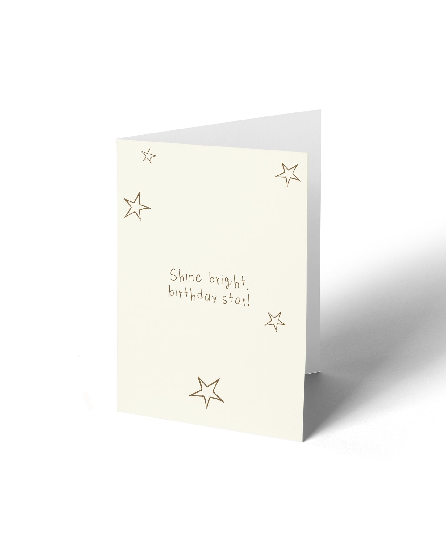 Greeting Card - Shine bright birthday star