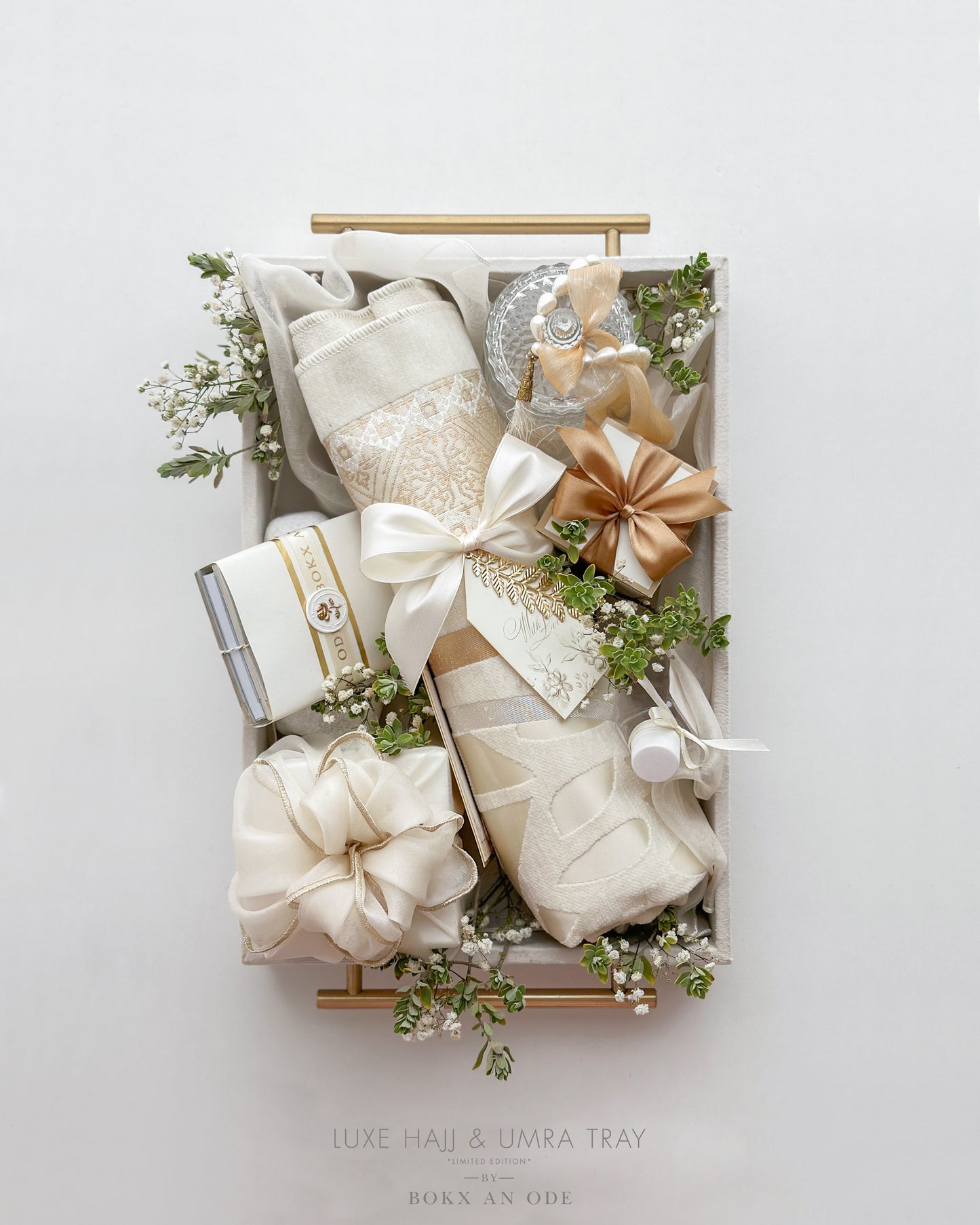 Luxe Hajj & Umrah Tray - Ivory