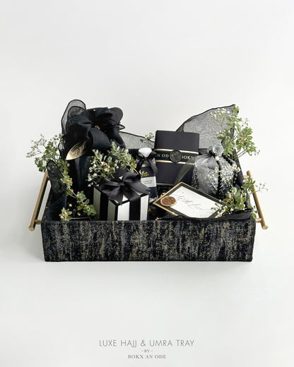Luxe Hajj & Umrah Tray - Black