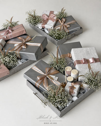 Blush & Pewter