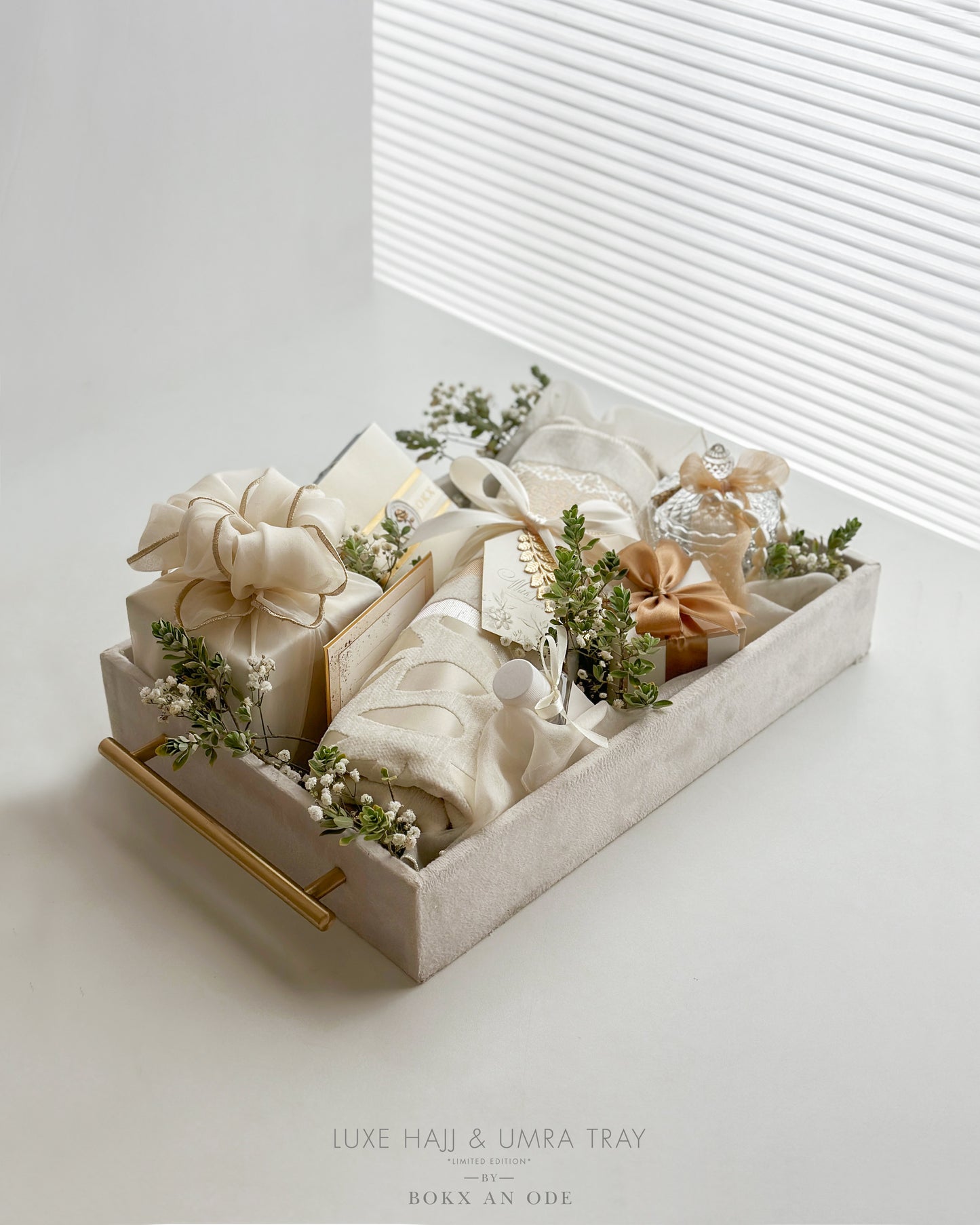 Luxe Hajj & Umrah Tray - Ivory
