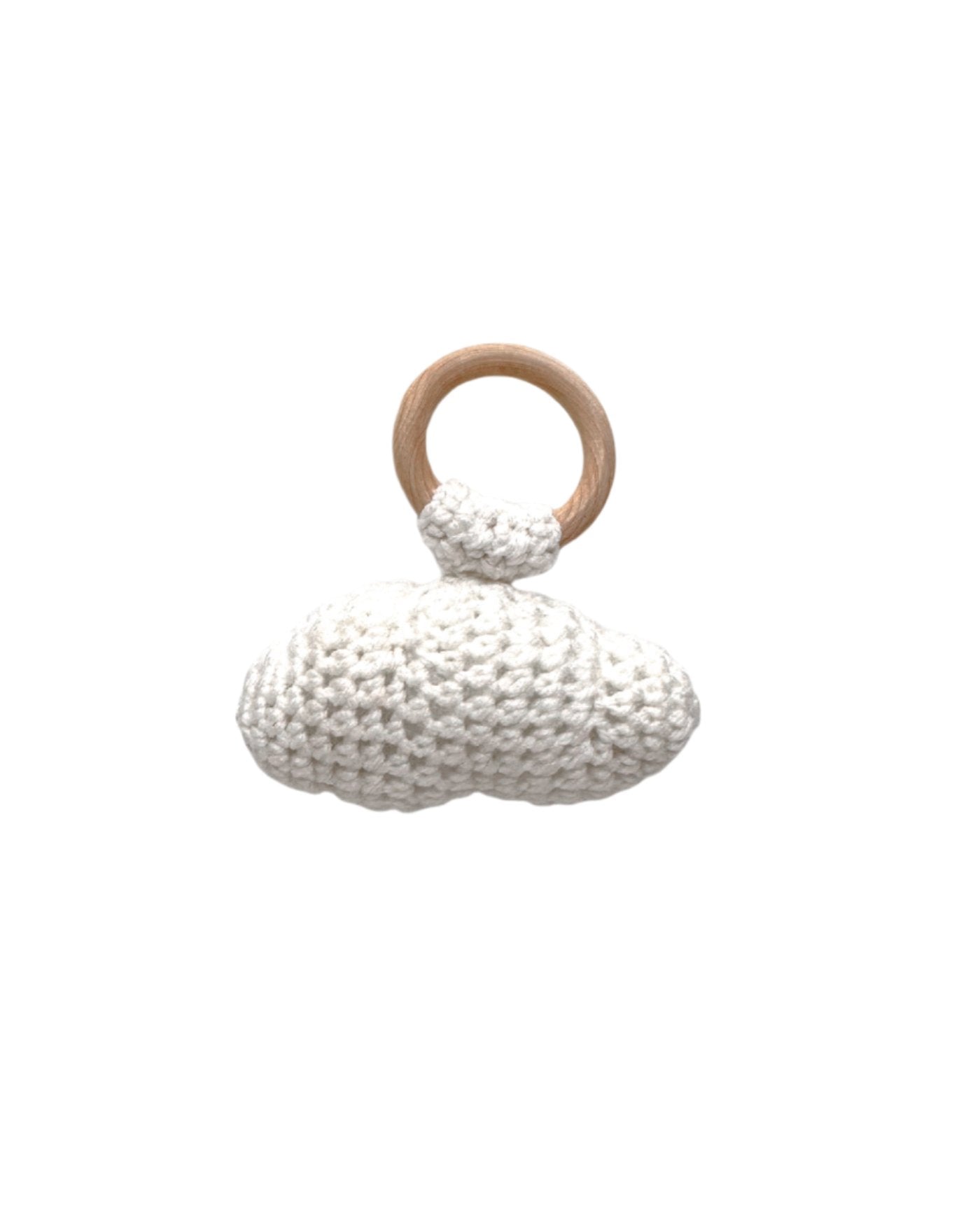White Cloud Crochet Rattler