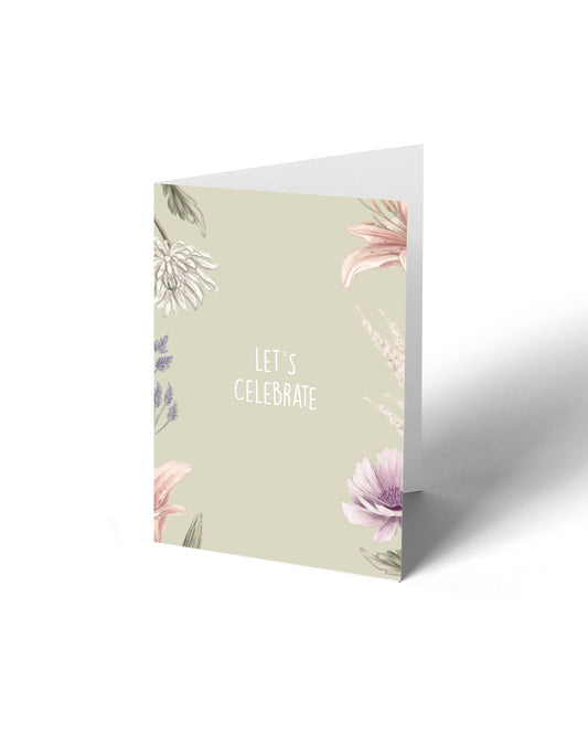 Greeting Card - Lets Celebrate