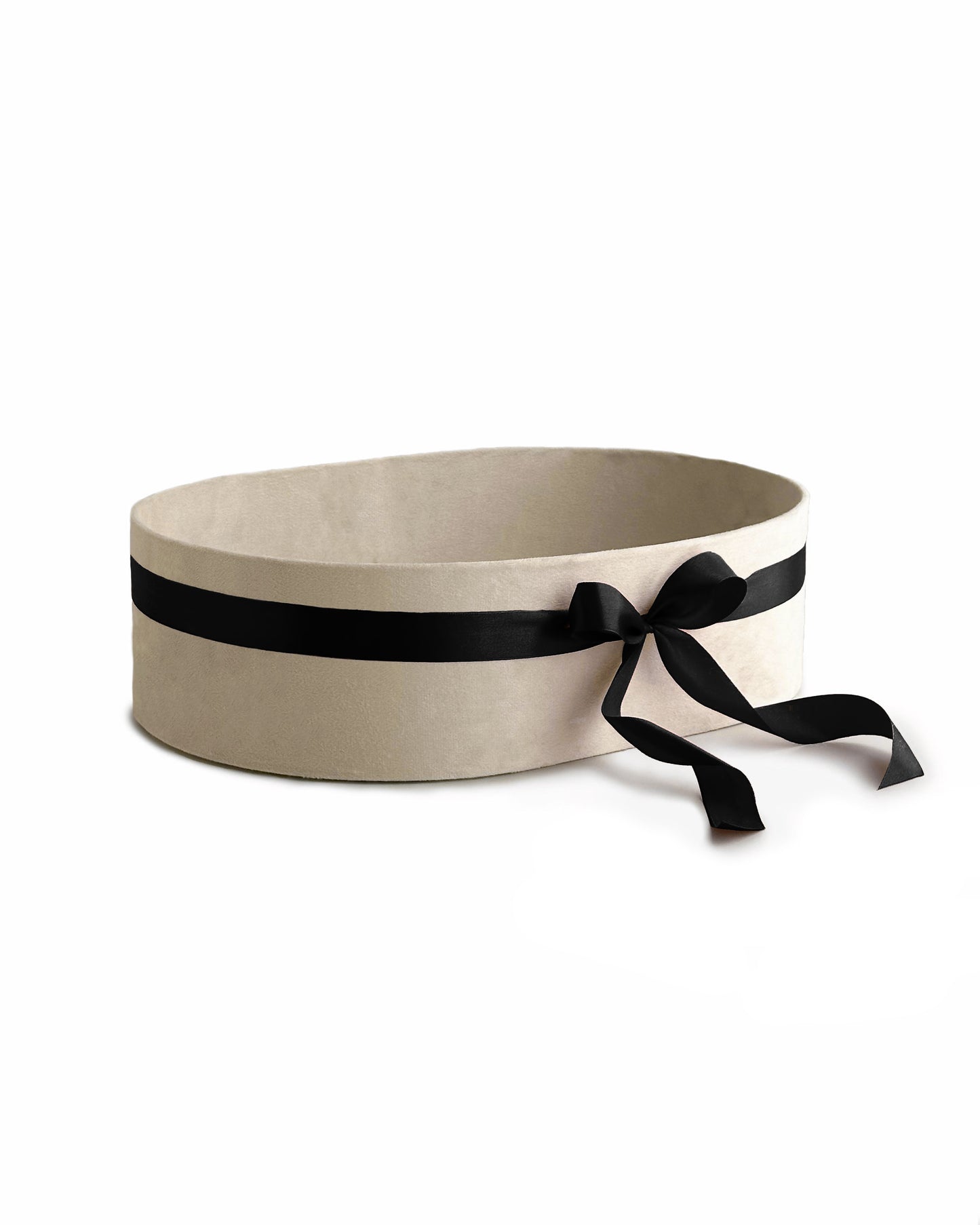 Upholstered Suede Basket