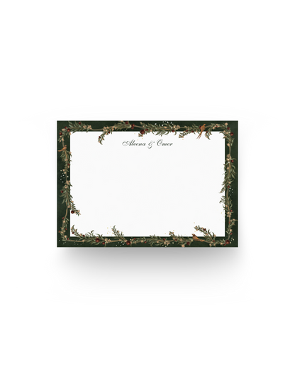 Set of Mini Note Cards - A