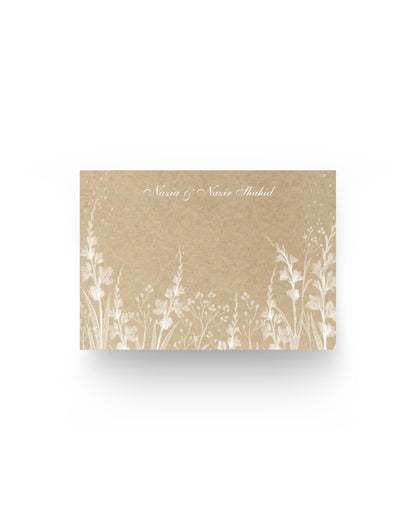 Set of Mini Note Cards - A