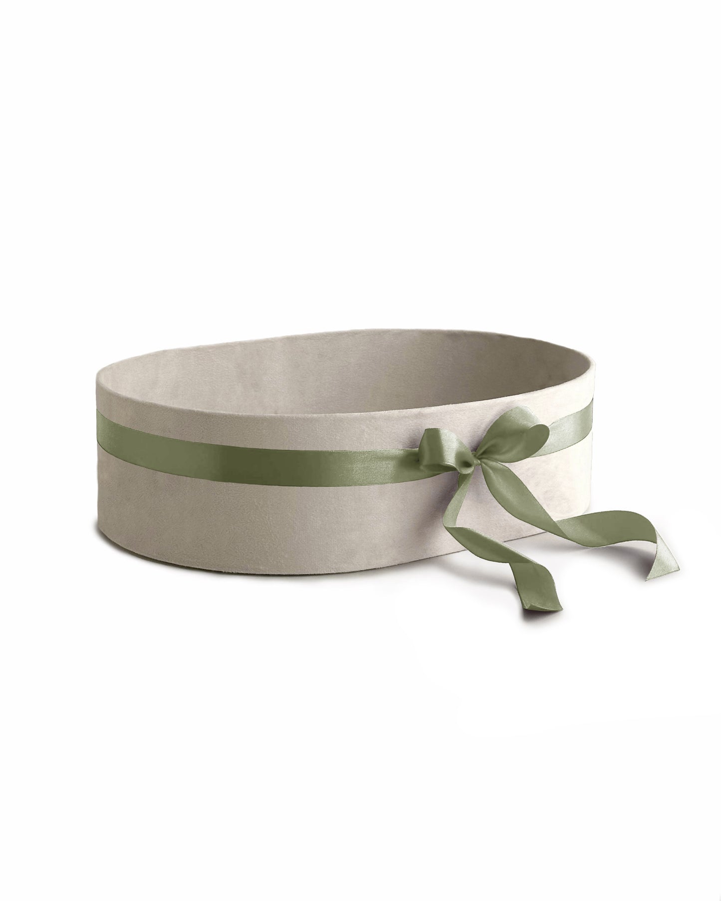 Upholstered Suede Basket