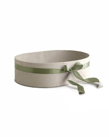 Upholstered Suede Basket