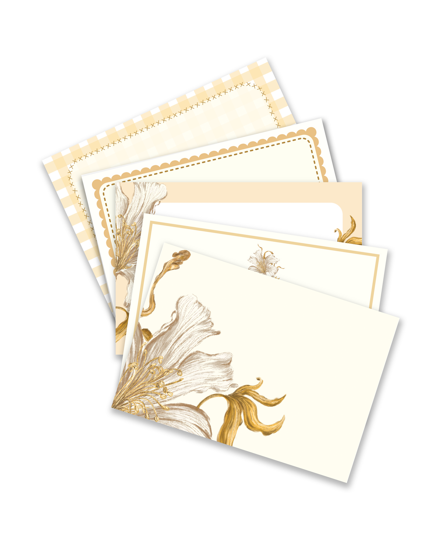 Set of 5 Mini Note Cards