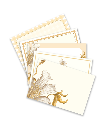 Set of 5 Mini Note Cards