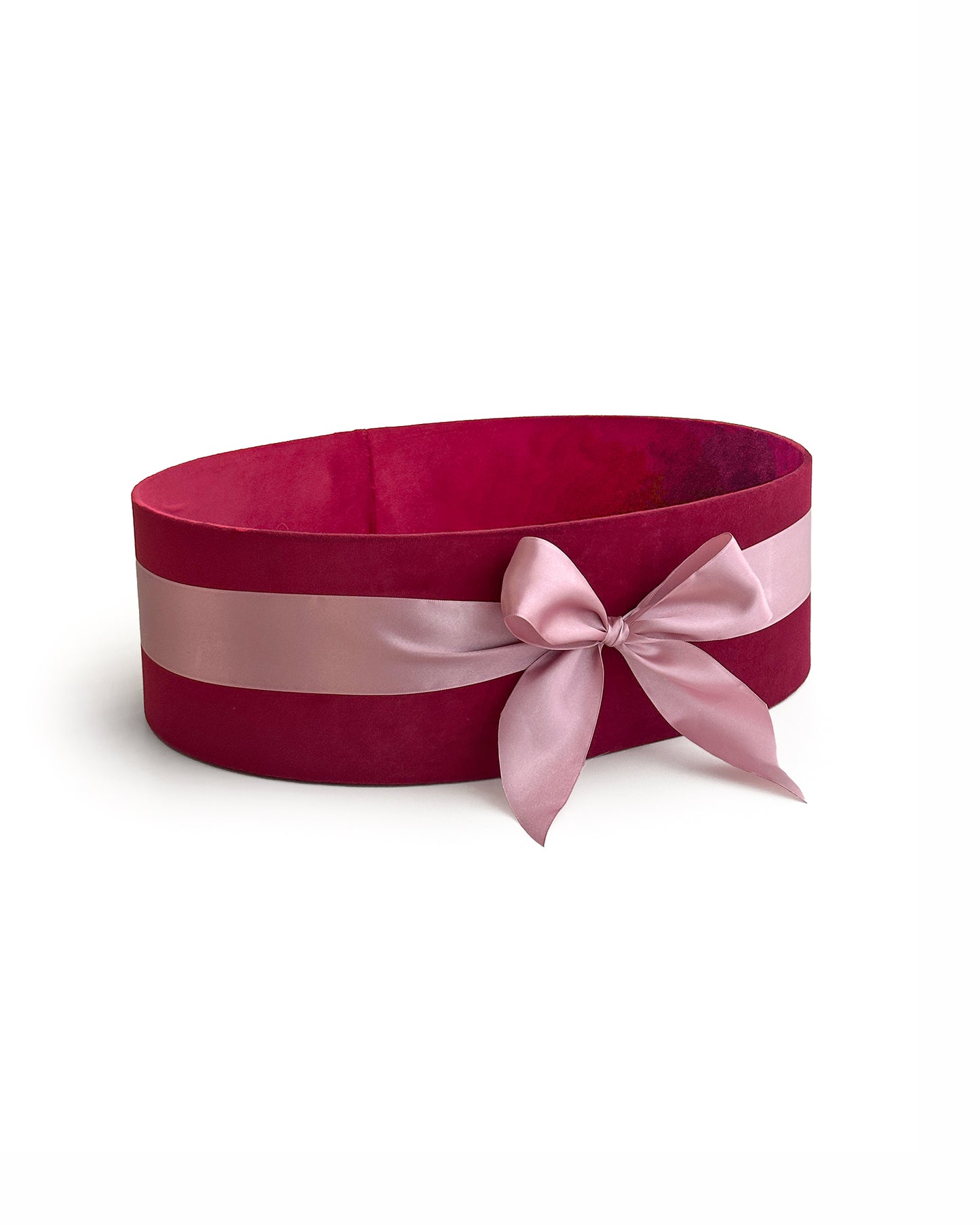 Upholstered Suede Basket