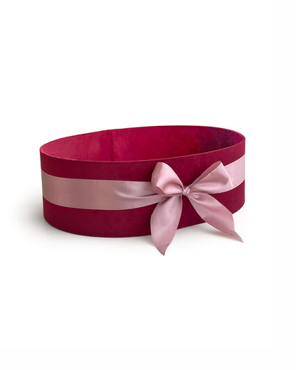 Upholstered Suede Basket