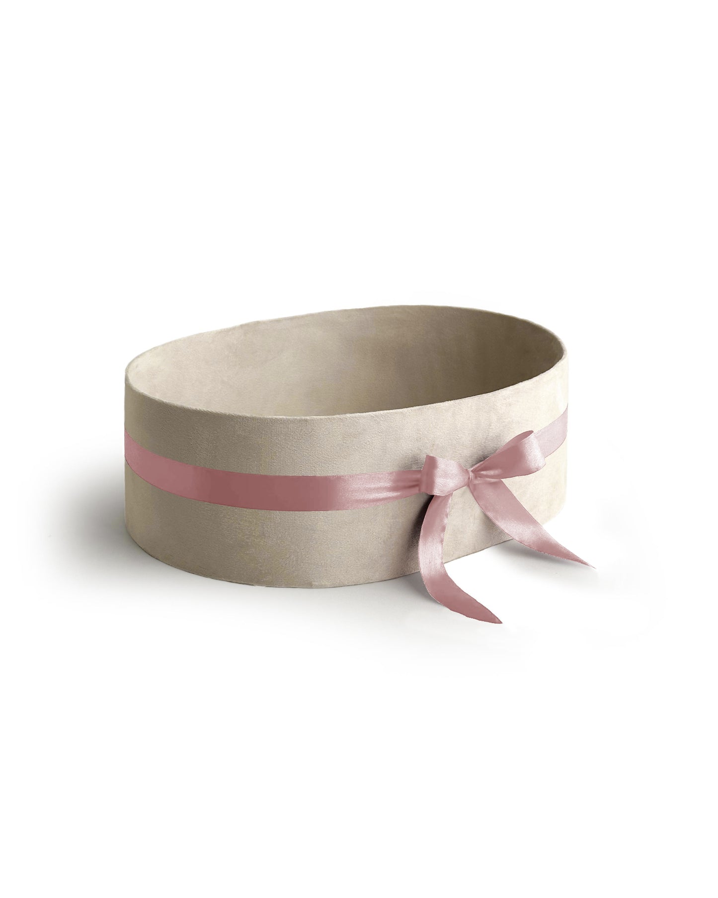 Upholstered Suede Basket