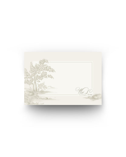 Set of Mini Note Cards - A