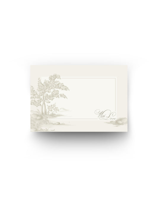 Set of Mini Note Cards - A