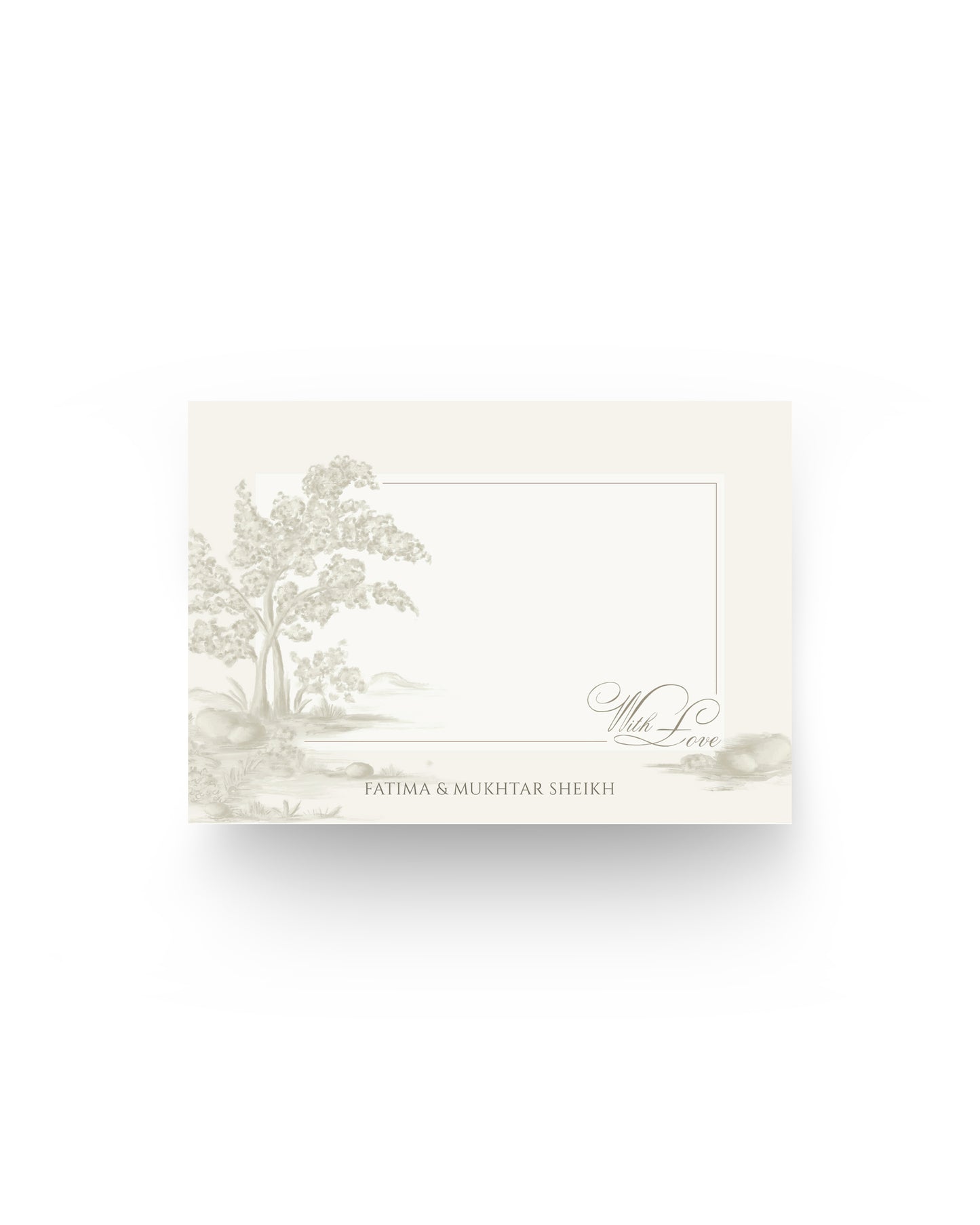 Set of Mini Note Cards - A