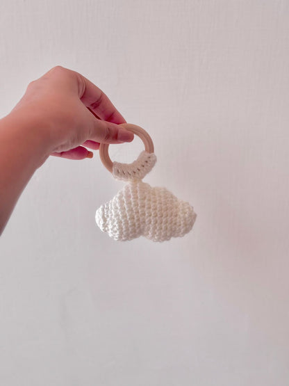 White Cloud Crochet Rattler
