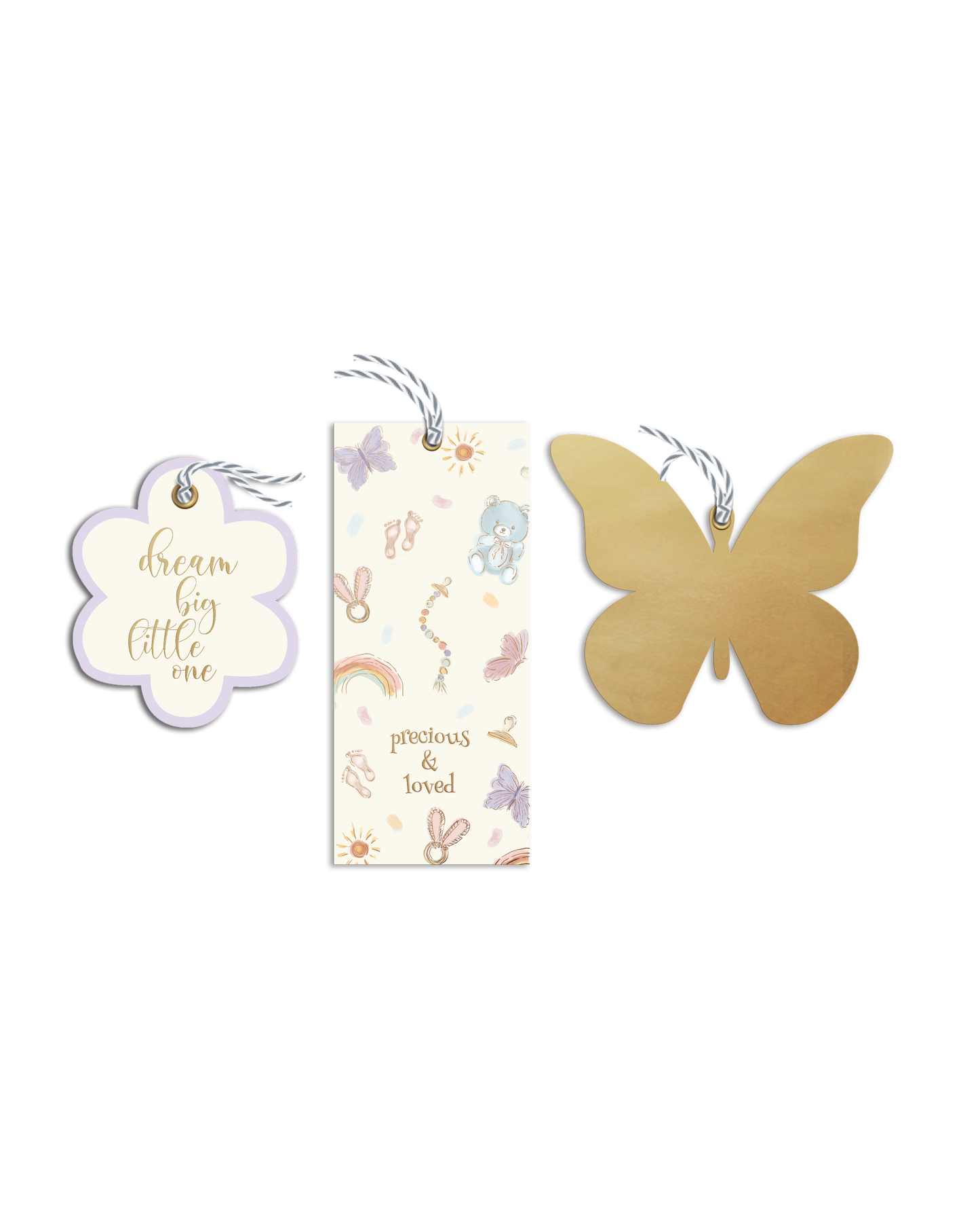 Set of Gift Tags - Butterfly