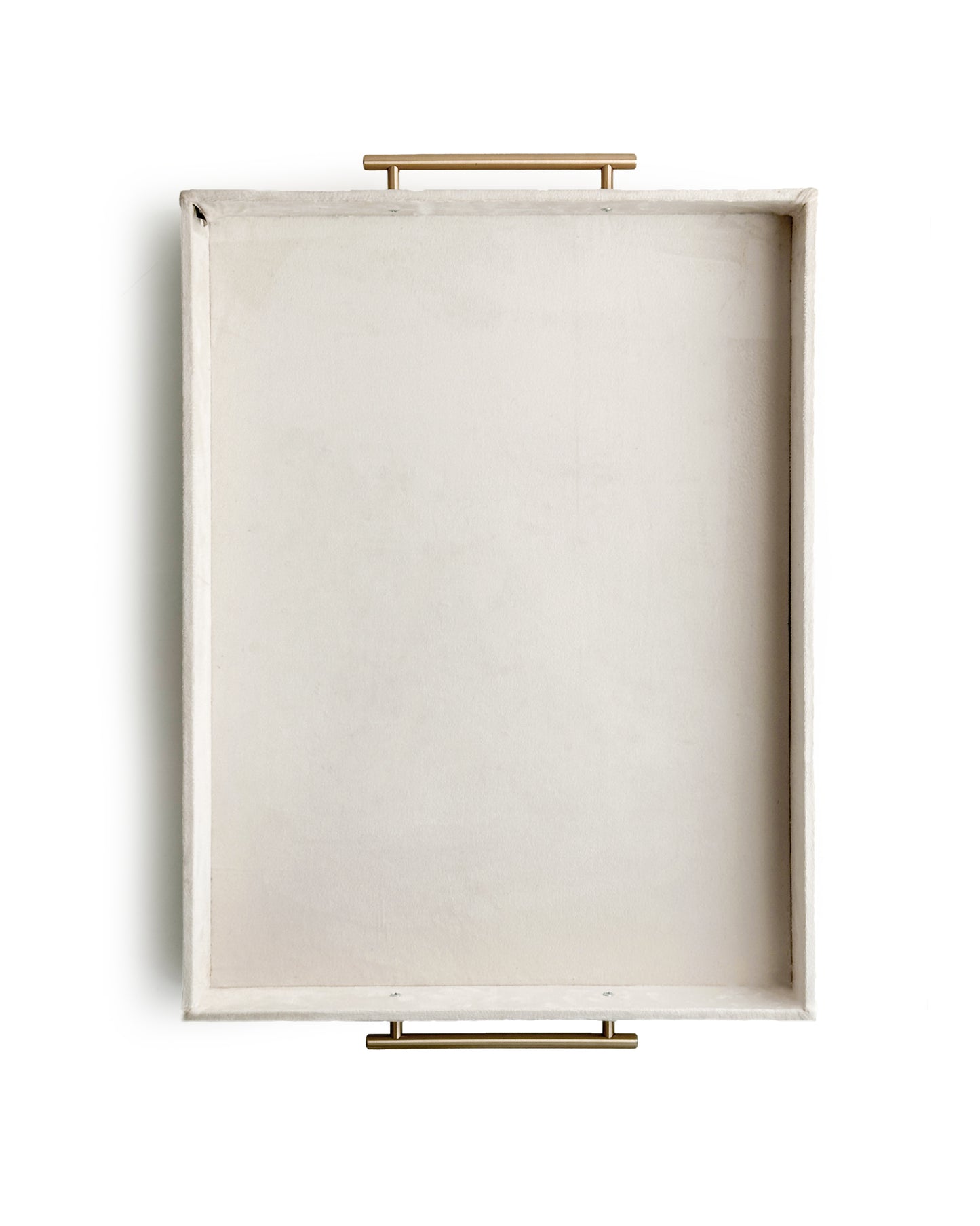 Upholstered Suede Tray