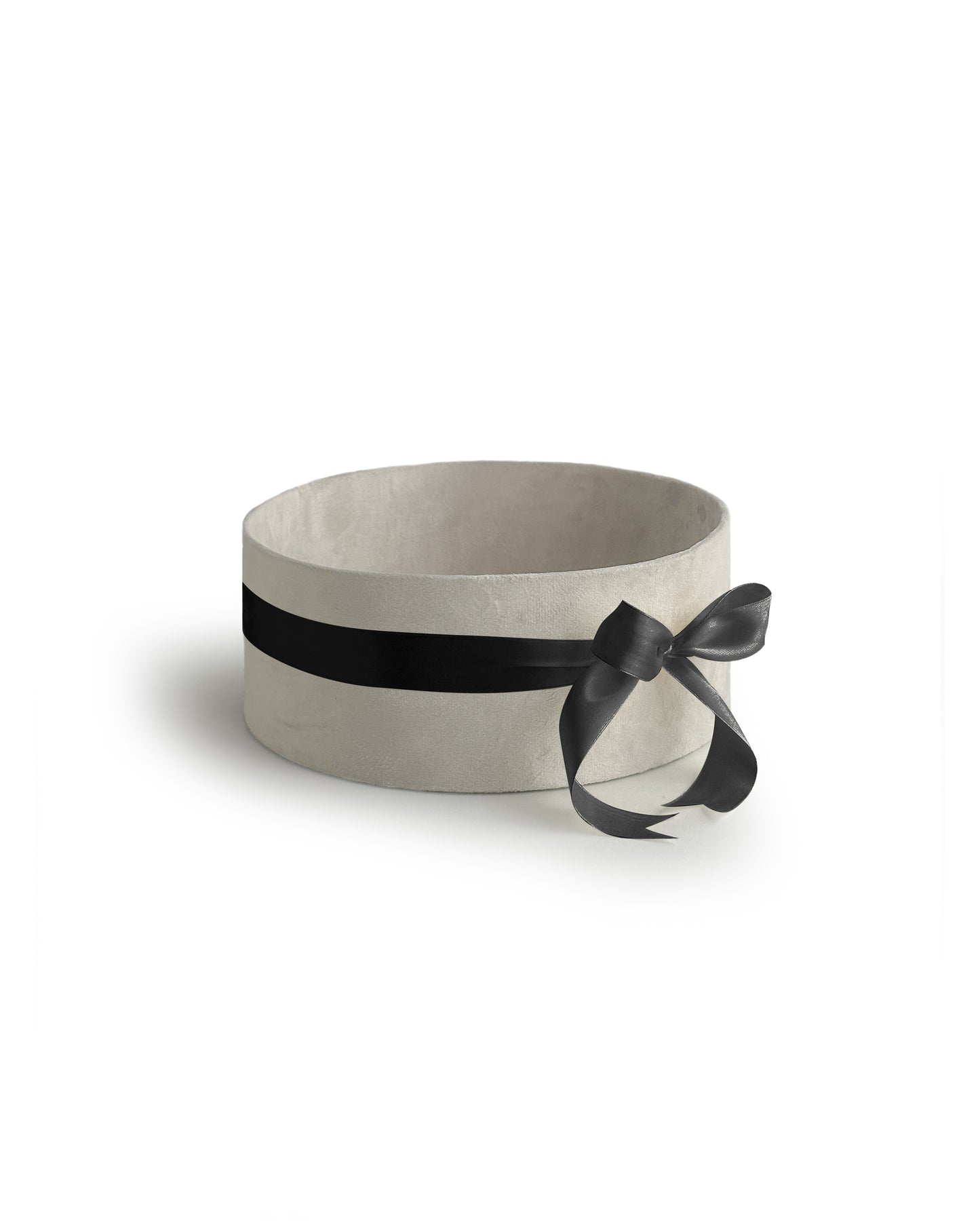 Upholstered Suede Basket