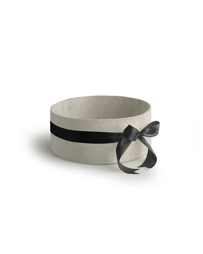 Upholstered Suede Basket