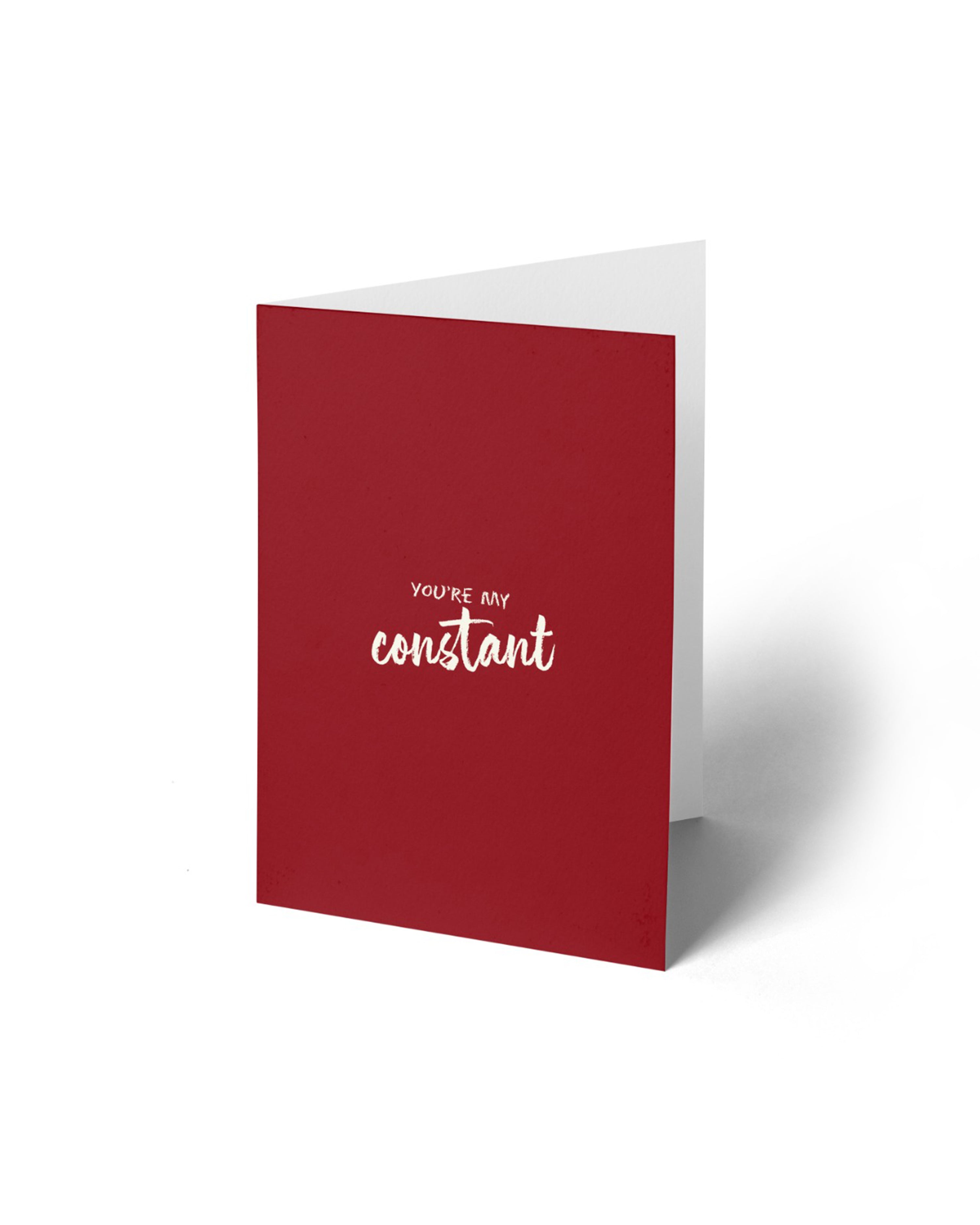 Greeting Card - You're my constant – Vel&Ash