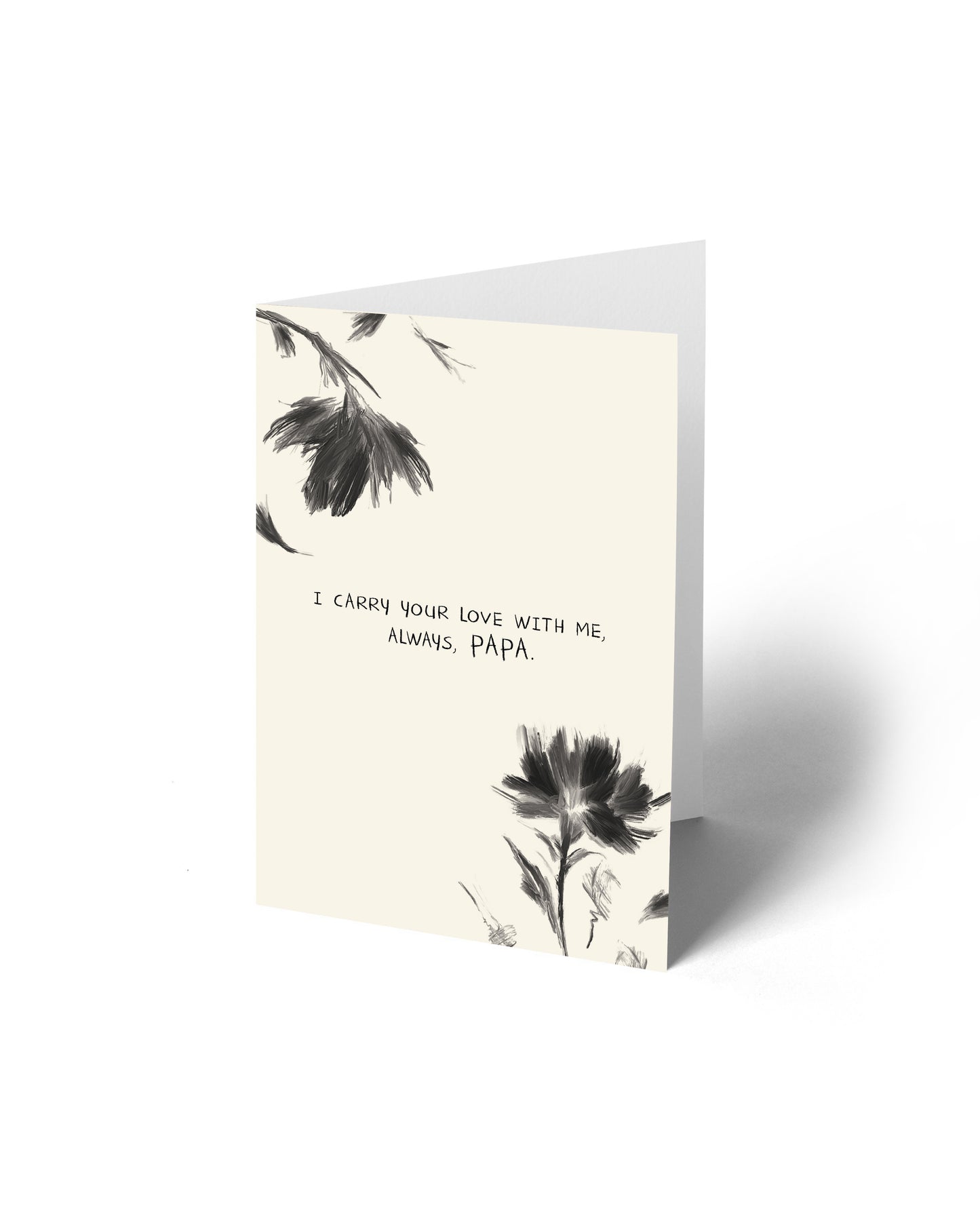 Greeting Card - I Carry Your Love With Me Always Papa