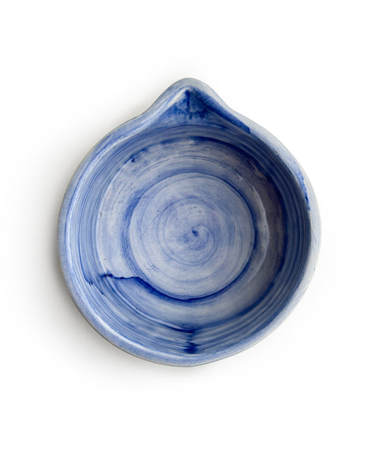 Blue Floral Matcha Bowl
