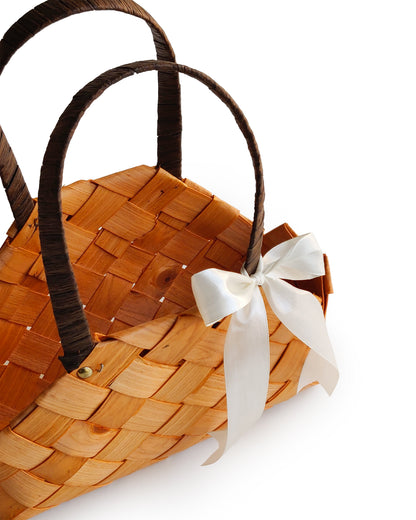 Wicker Cane Basket