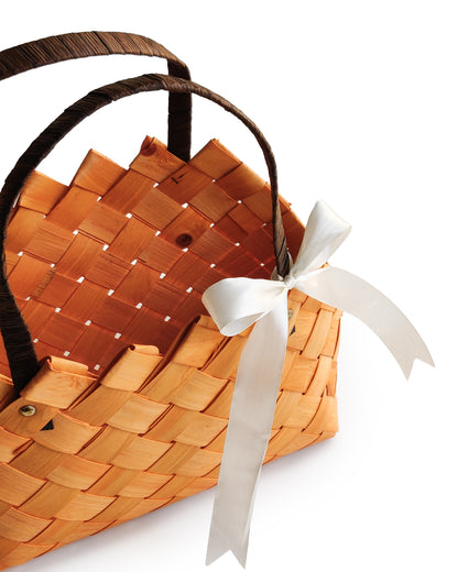 Wicker Cane Basket